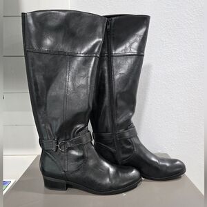 Classic Black Knee-High Boots